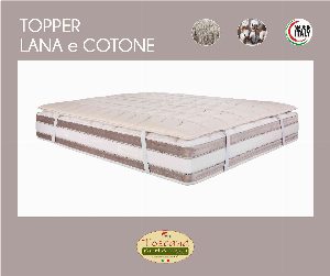 Topper in lana e cotone, 100% naturale (fisso)